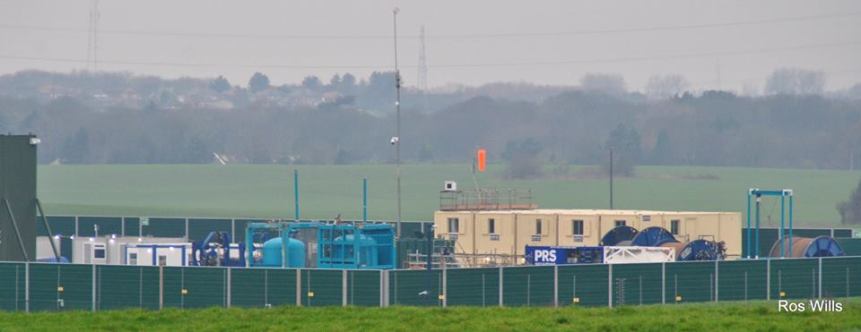 Demobilisation of fracking equipment at Cuadrilla's Preston New Road shale gas site near Blackpool, 4 January 2019. Photo: Ros Wills