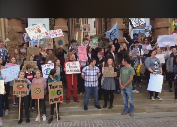 Climate strike in Ipswich, 20 September 2019. Photo: Ross Monaghan